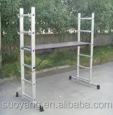 SYS206 Multipurpose Aluminium Folding Scaffolding Scaffold Extendable Ladder