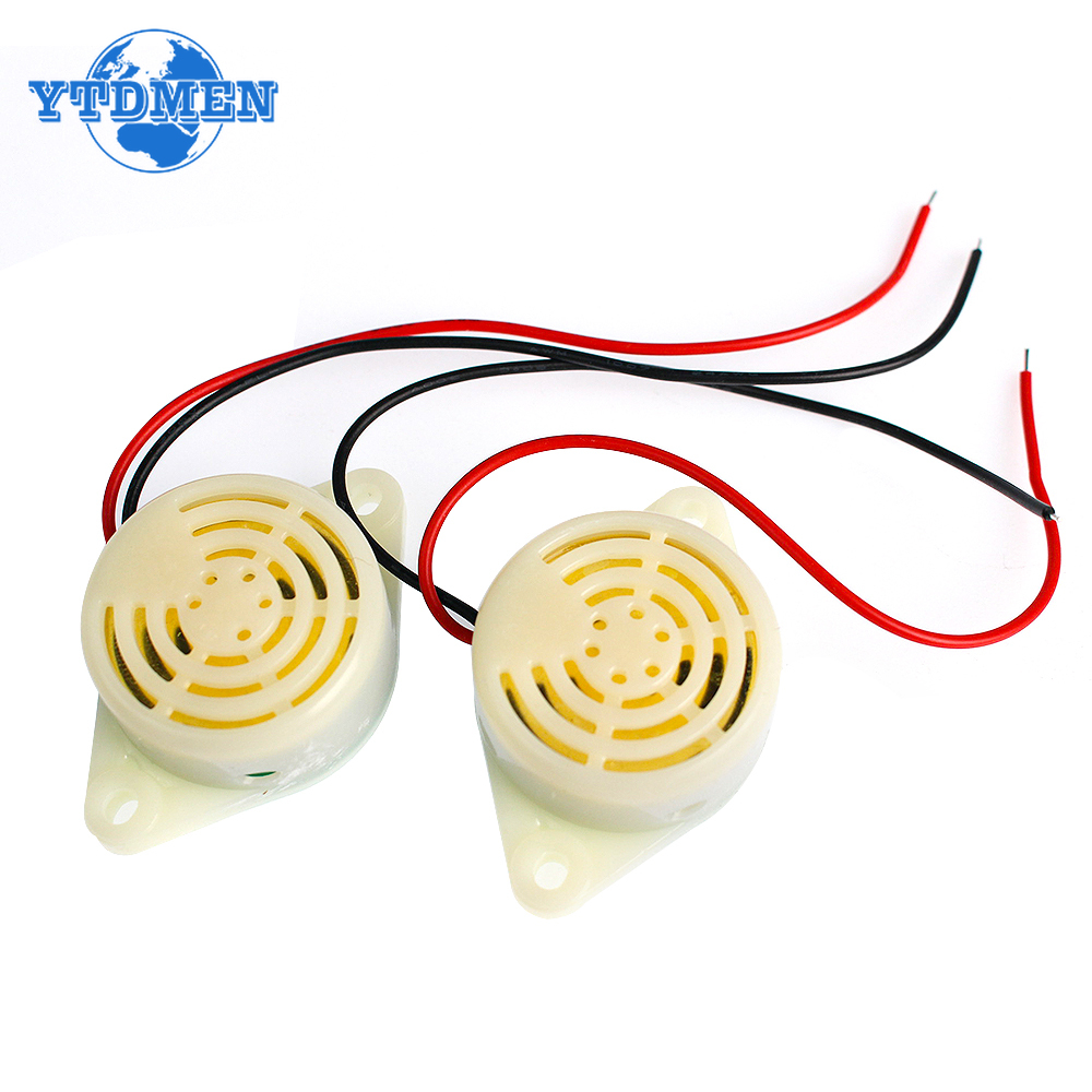 2pcs/4pcs 간헐적 경고음 고데시벨 DC 3-24V 12V 부저 SFM-27 활성 부저 경고음 95DB 3015, Arduino 용