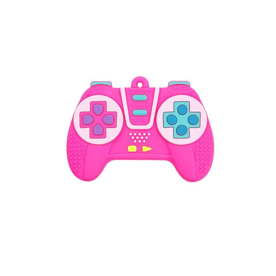 Children's silicone remote control handle teething baby oral sex period soothing remote control teething biting anti-feeding toy