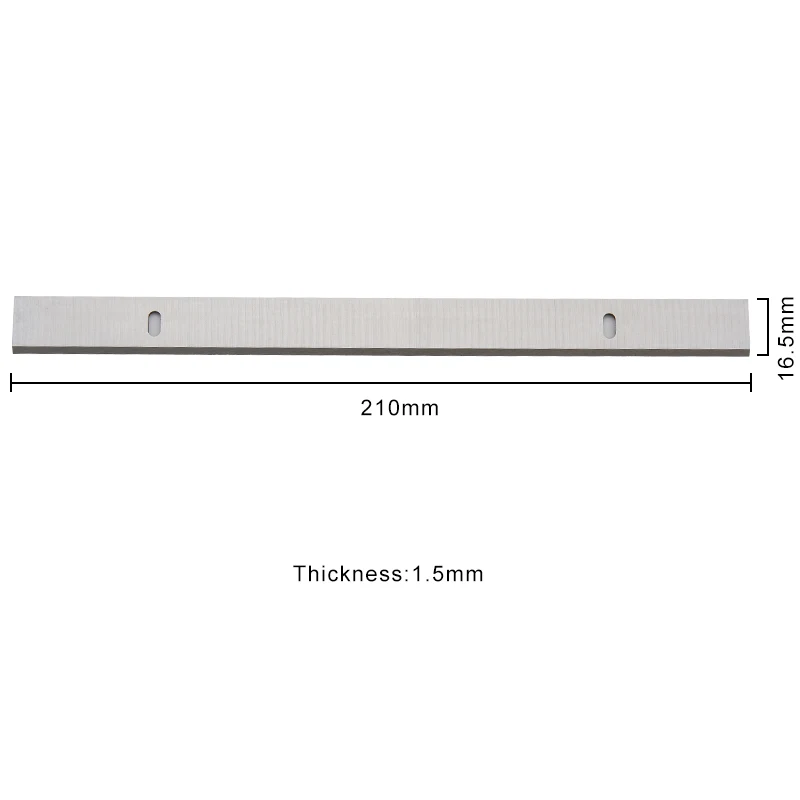STARIBS 8" HSS Hobelmesser 210 x 16,5 x 1,5 mm für Einhell TH-SP 204, TC-SP 204 ERBAUER Dicke Holzbearbeitungsteile 2 Stück