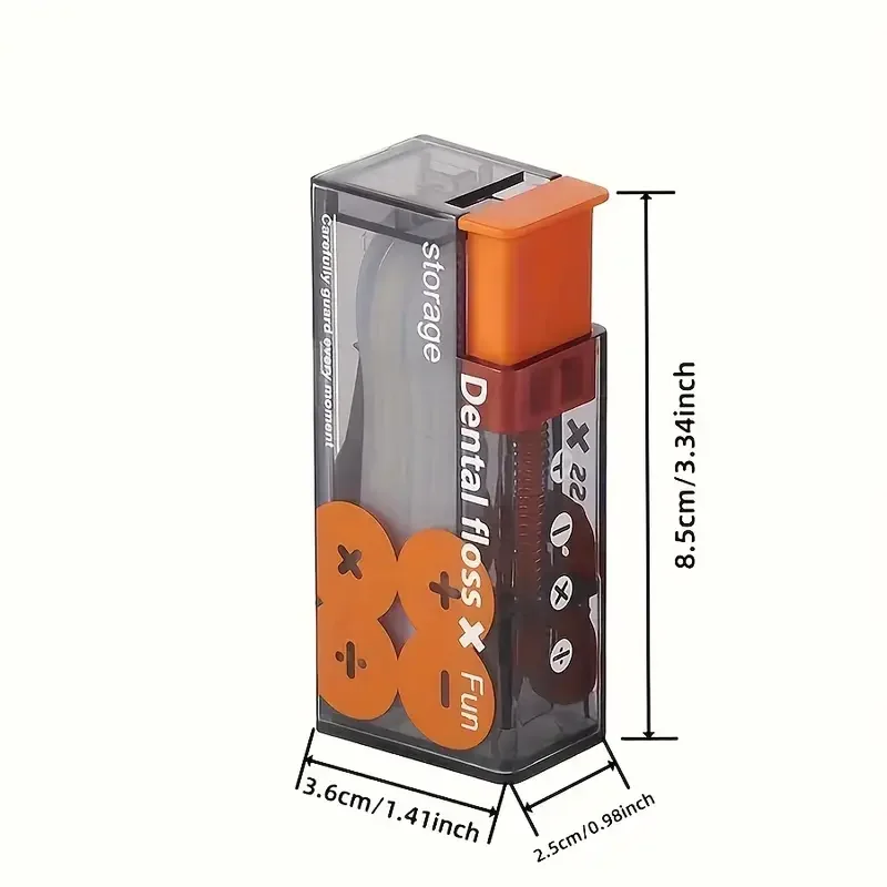 Automatische Tandzijde Opbergdoos Pop-Up Tandzijde Dispenser Met 10 Stuks Floss Tandheelkundige Mondhygiëne Zorg Draagbare