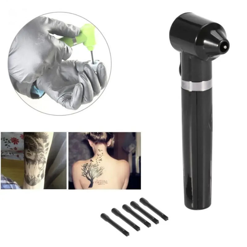 Tattoo Inkt Mixer Pigment Stirrer Met 5 Sticks Mengen Tattoo Machine Levert Tattoo Accessoires Voor Body Art Permanente Make-up