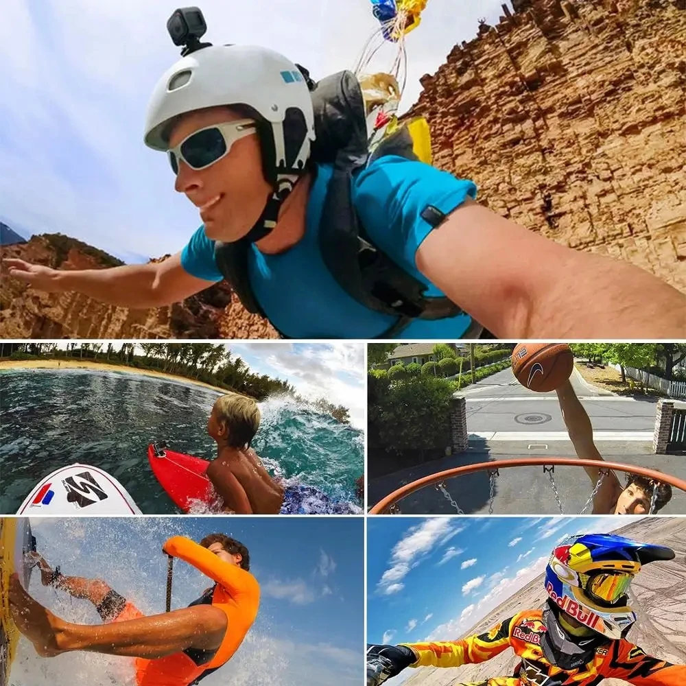 For Gopro Hero Accessories Adhesive Mounts Curved Flat Sticker Sticky Pads Helmet For Go Pro Insta360 X3 Dji Osmo Action camera