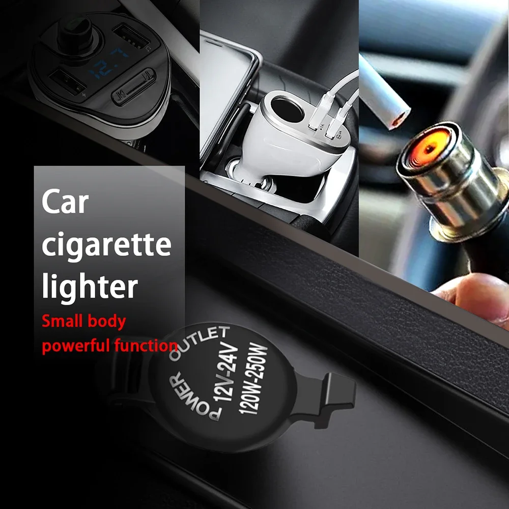 DaierTek Universal 12V Auto Zigarettenanzünder Steckdose Adapter Stecker Steckdose für Motorräder Boote Traktor LKW Brandneu