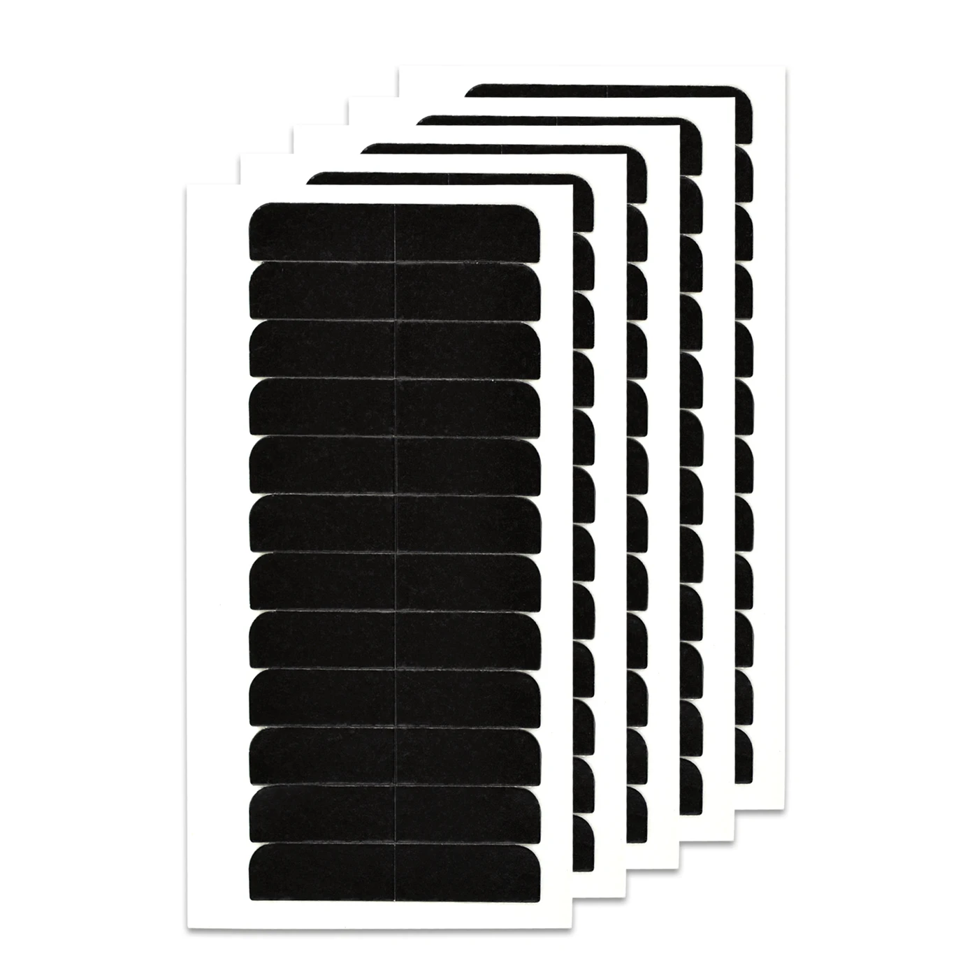 Cinta adhesiva para extensiones de cabello, 5 hojas, 60 piezas, cintas de repuesto de doble cara para extensiones de cabello o pelucas