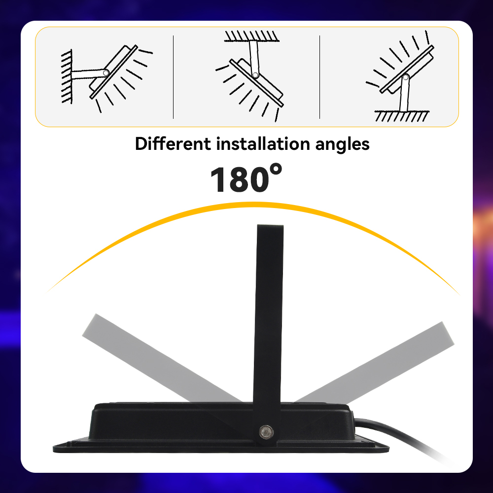 Luz de inundación RGB 100W 50W 30W 20W 10W Reflector RGB IP66 foco LED impermeable 220V lámpara de proyector iluminación de jardín al aire libre