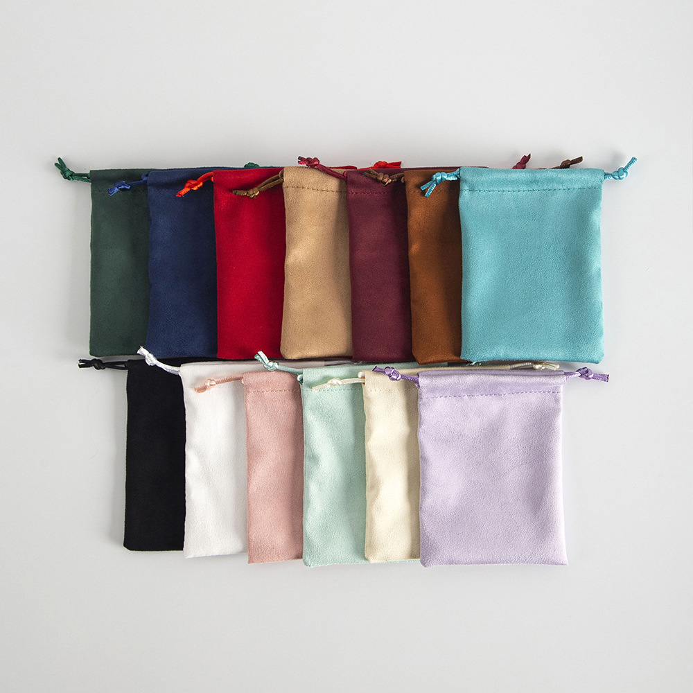 10 teile/los Tinifu Blau Flanell Schmuck Verpackung Samt Kordelzug Beutel für Kosmetik Make-Up Beutel Chic Hochzeit Gunsten Geschenk Tasche