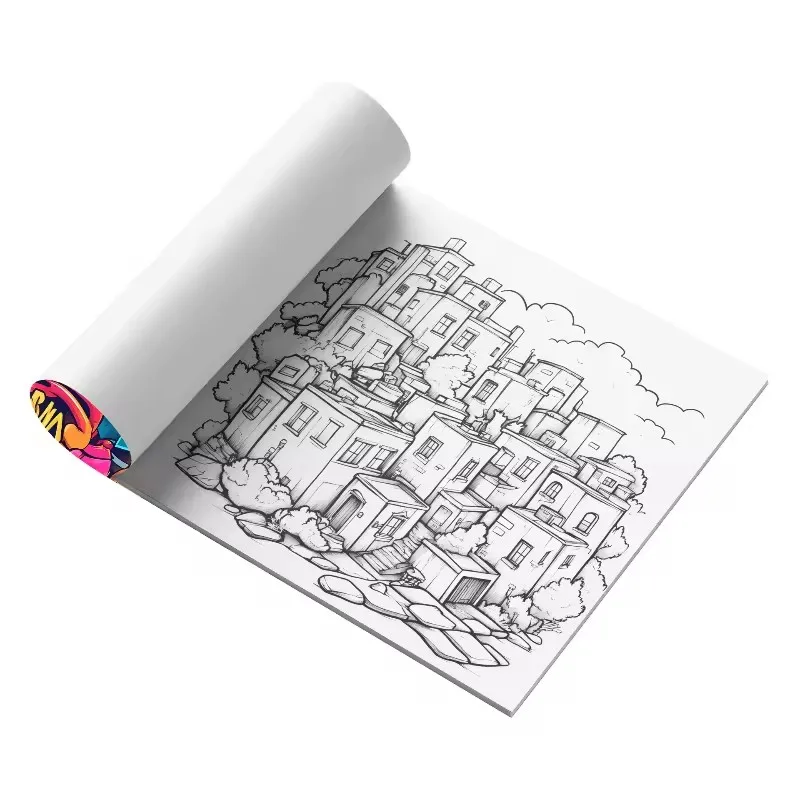 Gemeinsames Graffiti-Malbuch, Bilderbuch für Erwachsene