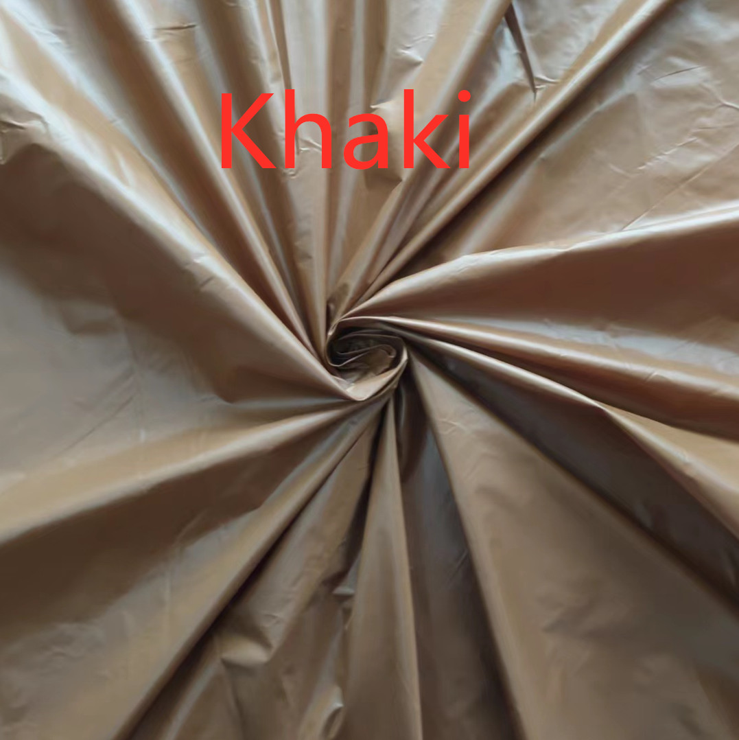 20D 380T nylon taffeta fabric calendering ,High quality Shiny ultra-thin down jacket fabric,cotton-padded jacket