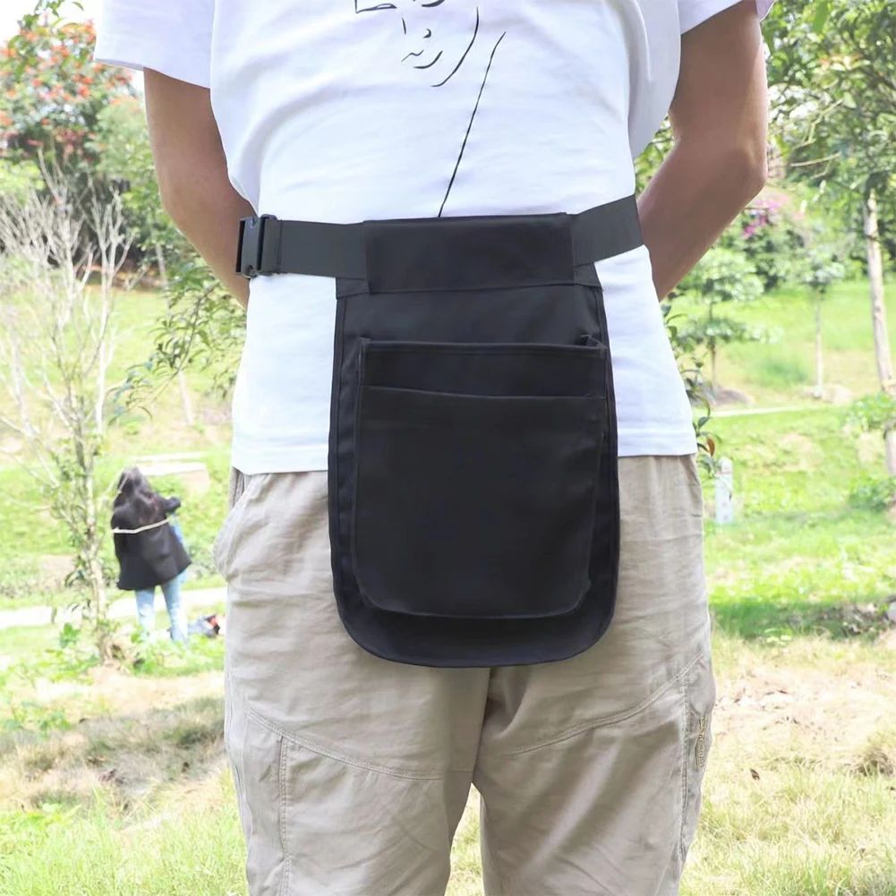 Portable Waist Tool Bag Adjustable Belt Apron Bag Multi-function Electrician Carpenter Tool Bag for Gardening Plumbing Woodwork