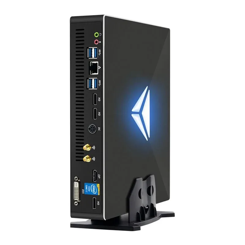 I-ntel Core I9-10900Fmini Pc 10 núcleos Max 64GB RAM DDR4 Pequeno Host 4USB3.0 Process de execução de alta velocidade Computador de mesa para jogos