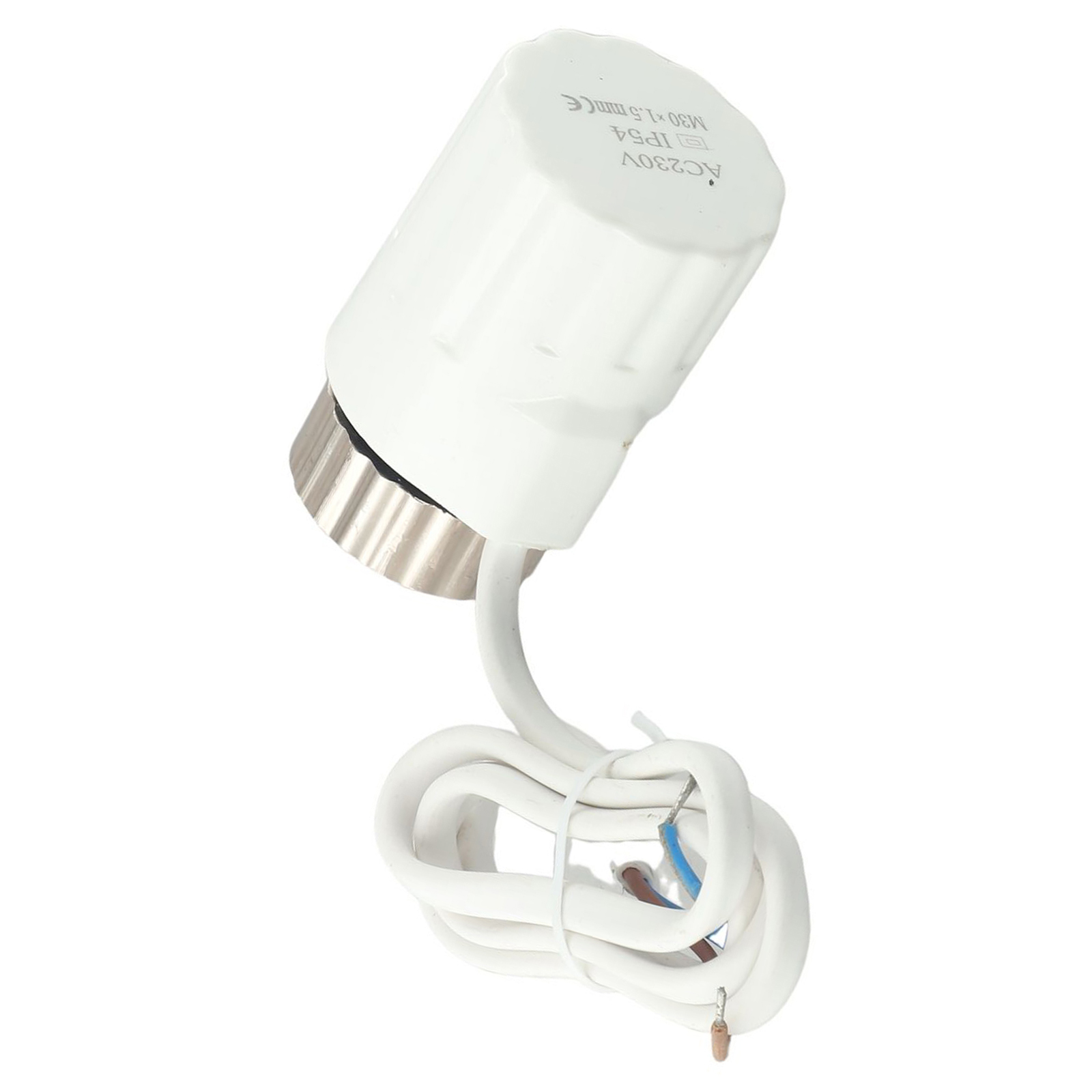 Электрический термопривод 230 В, нормально открытый визуальный электрический привод для подогрева пола, термостатический радиаторный клапан TRV