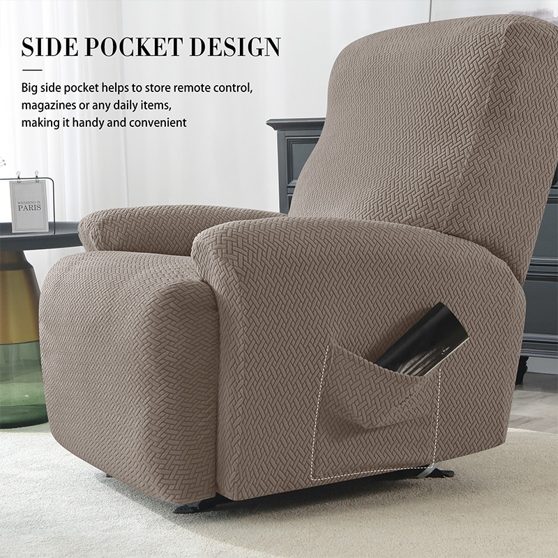1 zits Jacquard Fauteuil Bankhoezen Elastische Fauteuil Cover Antislip Spandex Stretch Fauteuil Stoelen Kussenovertrekken Woonkamer