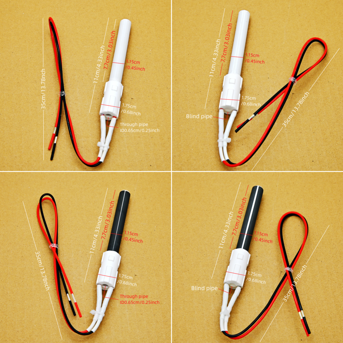 Керамический воспламенитель 220В 350Вт, быстрый зажигание для аксессуаров для бытовой техники, воспламенитель печи 110мм