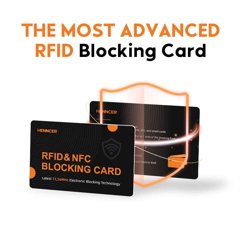 Блокирующие RFID-карты Бесконтактные NFC Дебетовые кредитные карты Защитная защита для паспорта Блокировщик Набор Умный противоугонный дизайн