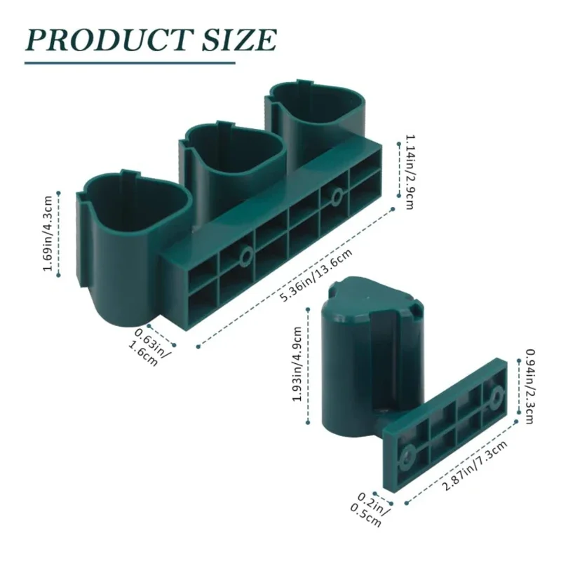 แบตเตอรี่ผู้ถือเครื่องมือสําหรับMakitaสําหรับMilwaukeeสําหรับBosch 10.8V 12V,ติดผนังแบตเตอรี่เครื่องมือBracket Display Rack