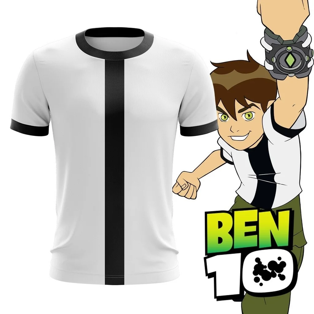 2025 аниме Omnitrix Ben10 футболки для косплея с 3D принтом Ben Tennyson детская футболка с героями мультфильмов летние мужские и женские топы в стиле Харадзюку с короткими рукавами Y2k