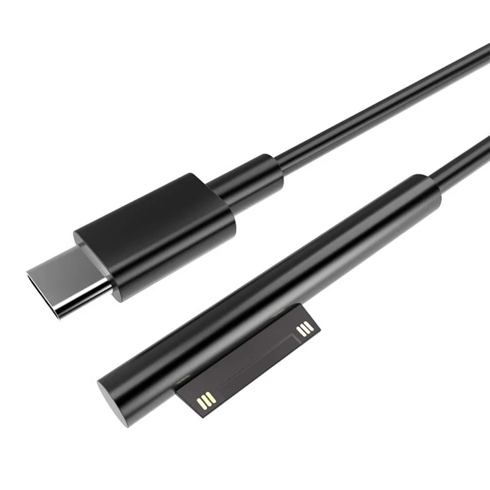 1.8m 15V 3A USB C Type C Oplaadkabel PD Fast Charger Adapter Netsnoer voor Microsoft Surface Pro GO 8 7 6 5 4 Boek