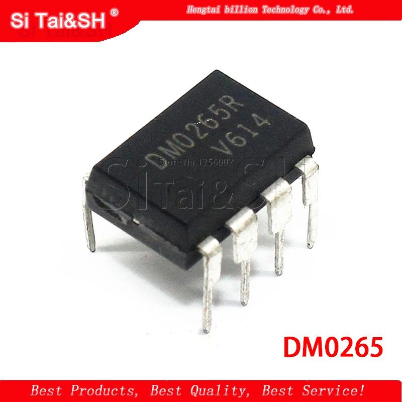 10pcs DM0265R capa protetora de plástico preto para DIP-8 DM0265 DIP 0265R