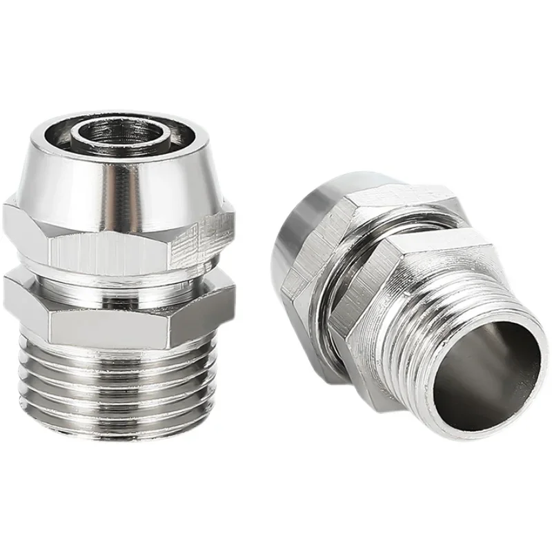 OD 4/6/8/10/12mm Hose Tube M5/1/8''/ 1/4'' 3/8'' 1/2'' Male Thread Pneumatic Fast twist Fittings Quick Joint Coupler Connector