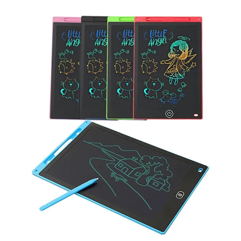 หลายขนาด LCD เขียนแท็บเล็ตสําหรับเด็ก 6.5/8.5/10/12 นิ้ว-Reusable Drawing Board, eye Protection, lock & Erase ของขวัญเพื่อการศึกษา