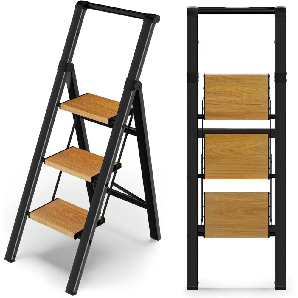 Folding Kitchen Step Stool for Adults, Ladders for Home