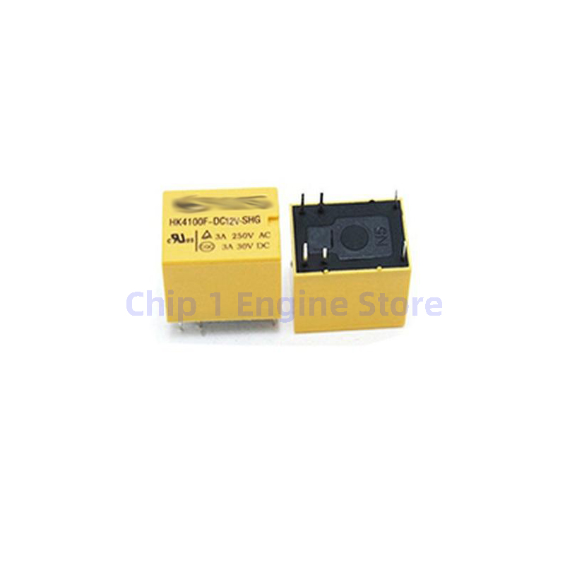10pcs signal relais HK4100F-DC12V-SHG 6 pin 3a HK4100F-DC3V-SHG 5v/9v/12v/24v