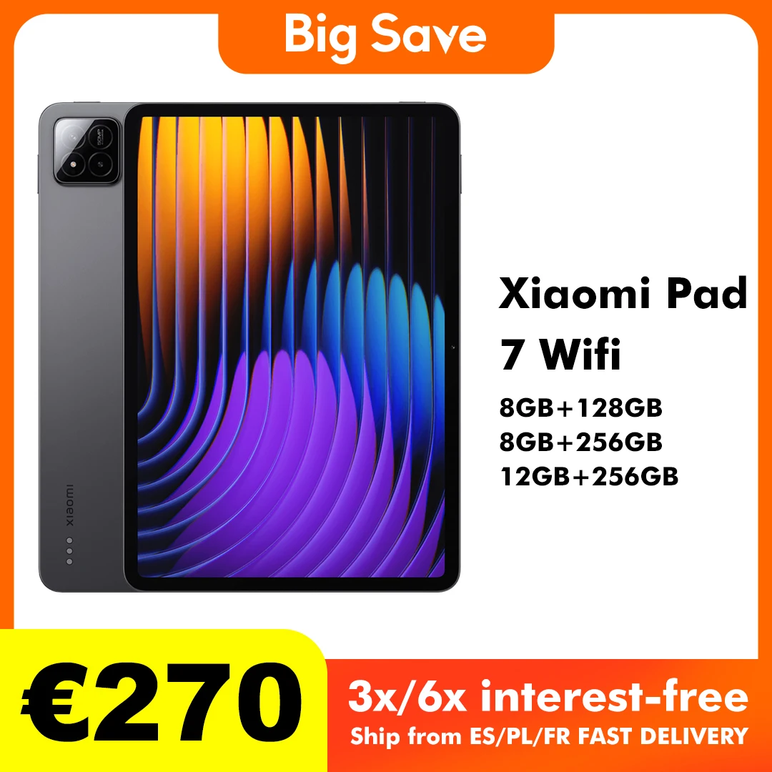 Globel-Version Xiaomi Pad 7 8850 mAh Akku 144 Hz 11,2 Zoll Bildschirm Quad-Lautsprecher Tablet 45 W Turboladung Dolby Visione