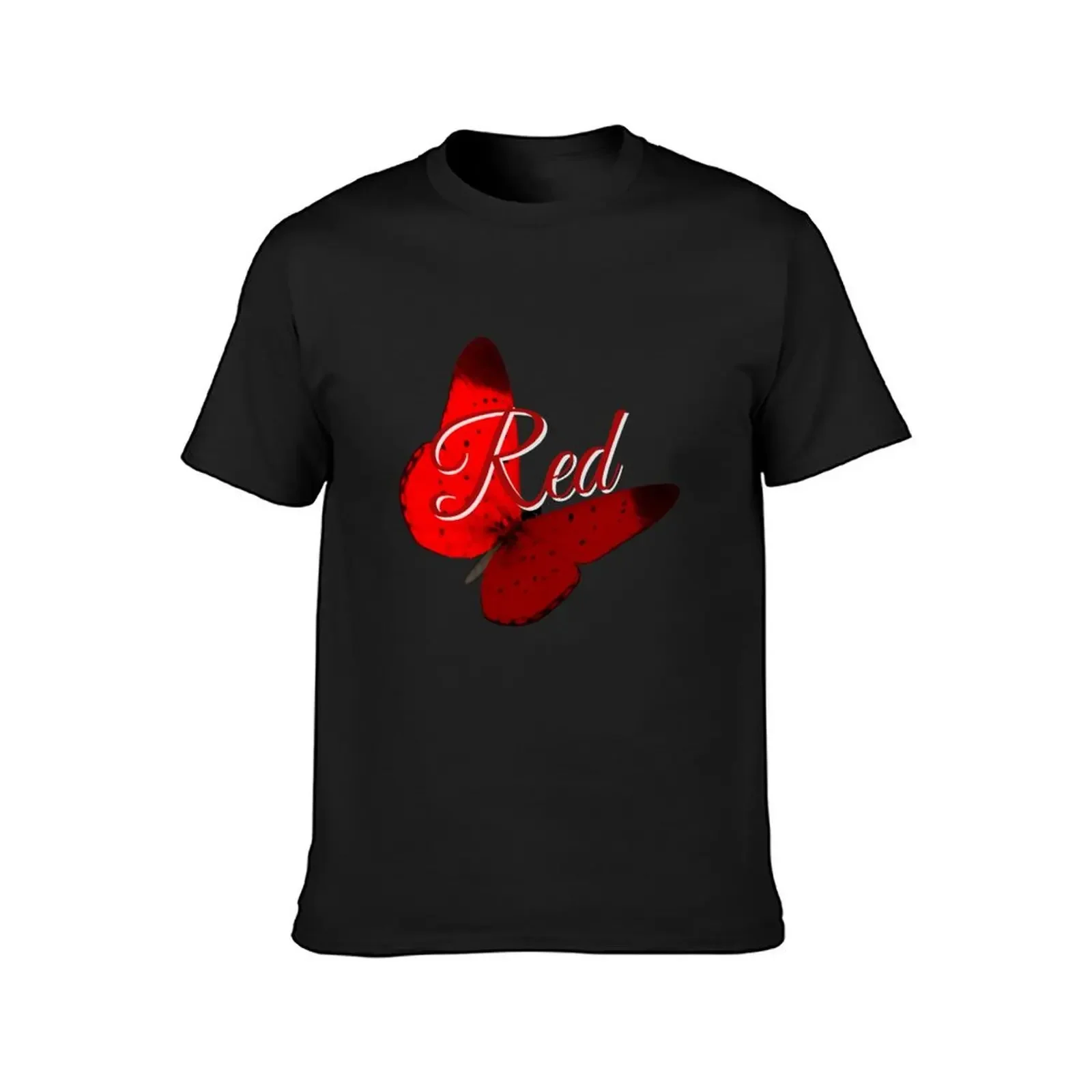 Kaus Merah Lotta Utuh Kaus Grafis Anime Kaus Pria