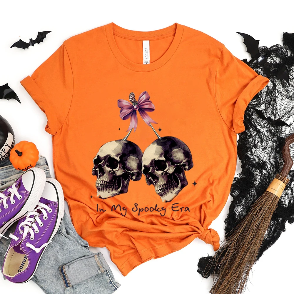Женские летние футболки с принтом на Хэллоуин