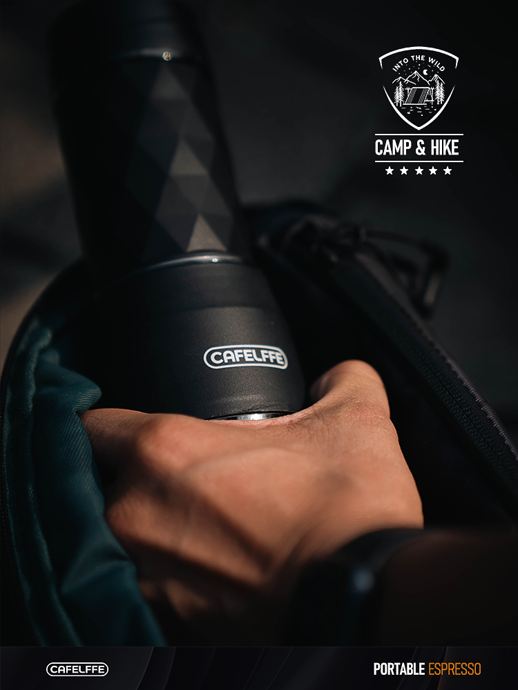 Cafelffe 3 em 1 máquina de café portátil água quente/fria manual máquina de café expresso para cápsula e imprensa mão moída brewer caminhadas viagem