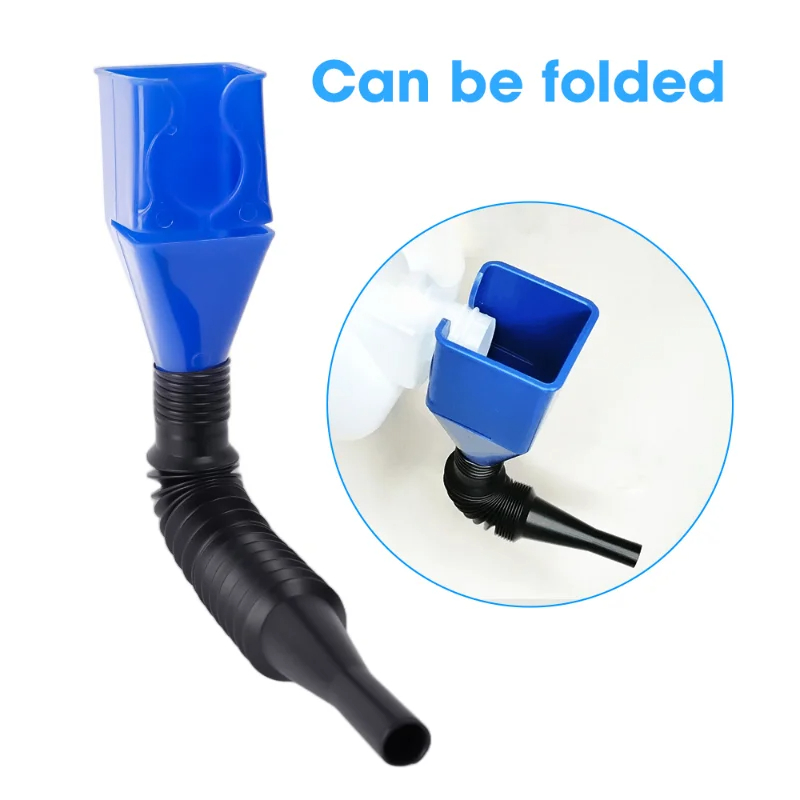 Telescopic Car Refueling Funnel Universal Engine Oil Gasoline Filter Transfer Funnels Tool Foldable Portable Funnels