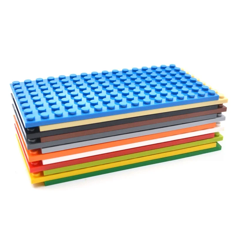 Plaque de Base classique MOC à 8x16 points, 5 pièces, blocs de construction de figurines de ville, pièces en briques compatibles avec 92438, jouets pour enfants, cadeau
