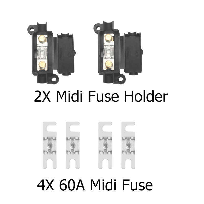 3/5/7/10M Advanced Voltage Sensitive Split Charge Relay Kit w/ Fuse Box 12V 140A For VSR Camper Van
