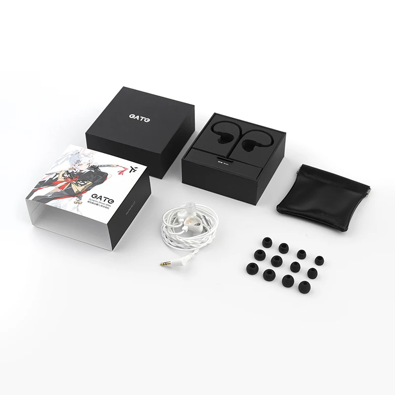 TRUTHEAR GATE Auriculares intrauditivos dinámicos con cable de 0,78 y 2 pines para juegos