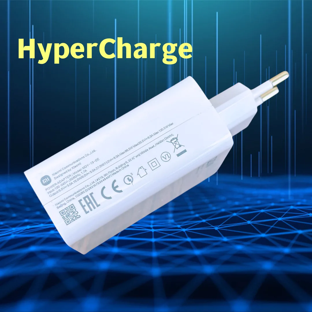 Caricabatterie originale Xiaomi 120W Turbo Fast Charge EU Hypercharge adattatore Gan per Redmi Note 11 12 Pro Plus 5G Mi 14 13 13T cavo