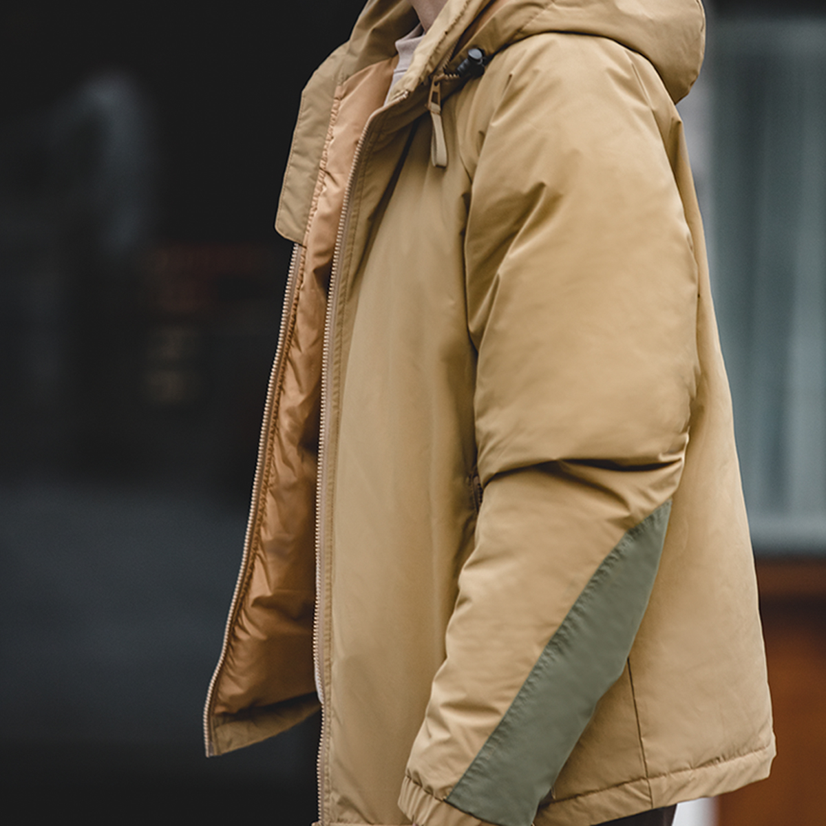 Maden 90% pato branco para baixo jaqueta com capuz ao ar livre à prova de vento frio quente puffer jaqueta marca estofamento casaco 2023 roupas masculinas de inverno