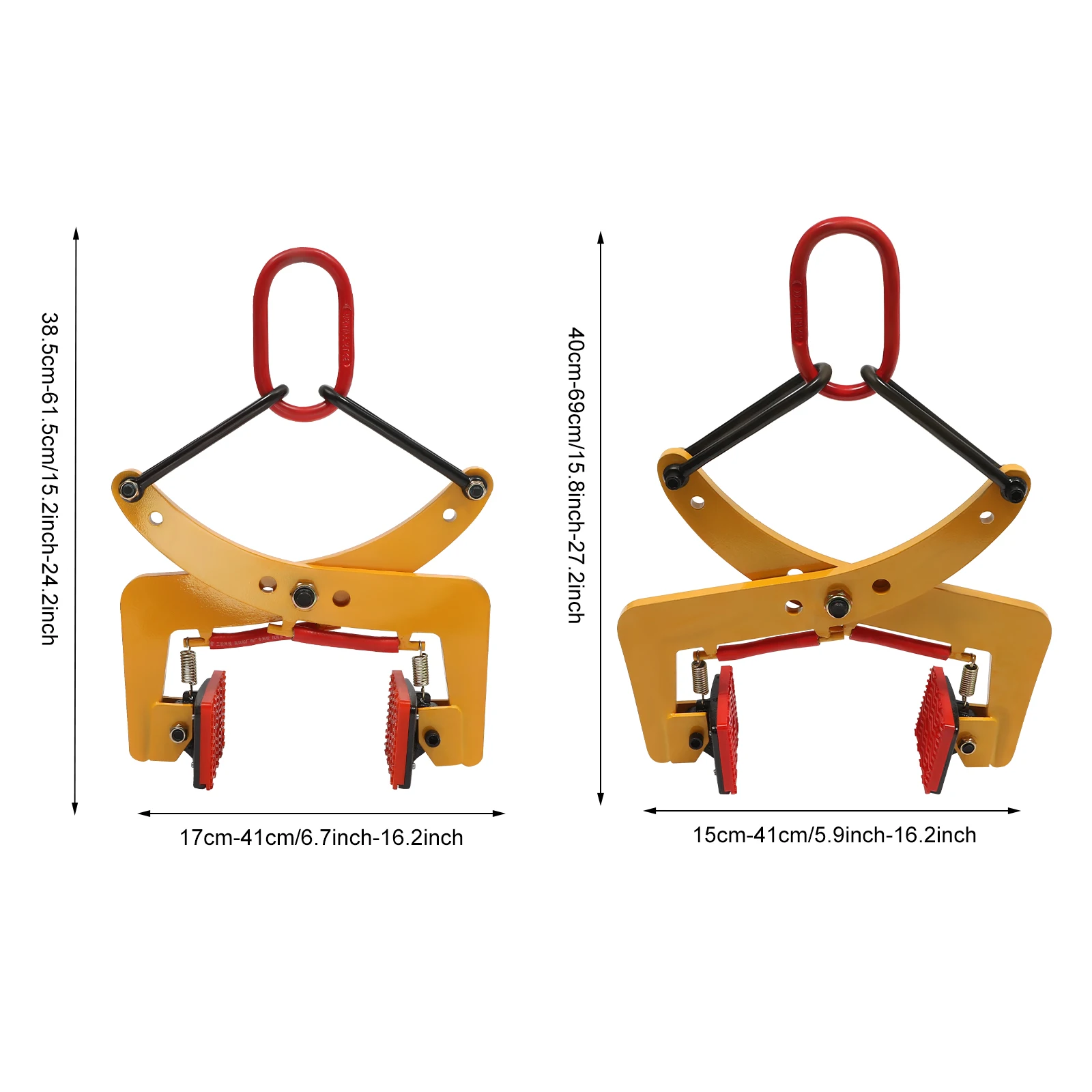 Zange, Steingreifer, 280 kg/325 kg, Offsetting-Zange, Ziegel mit Endringen zum Heben, Transport, Holzstein