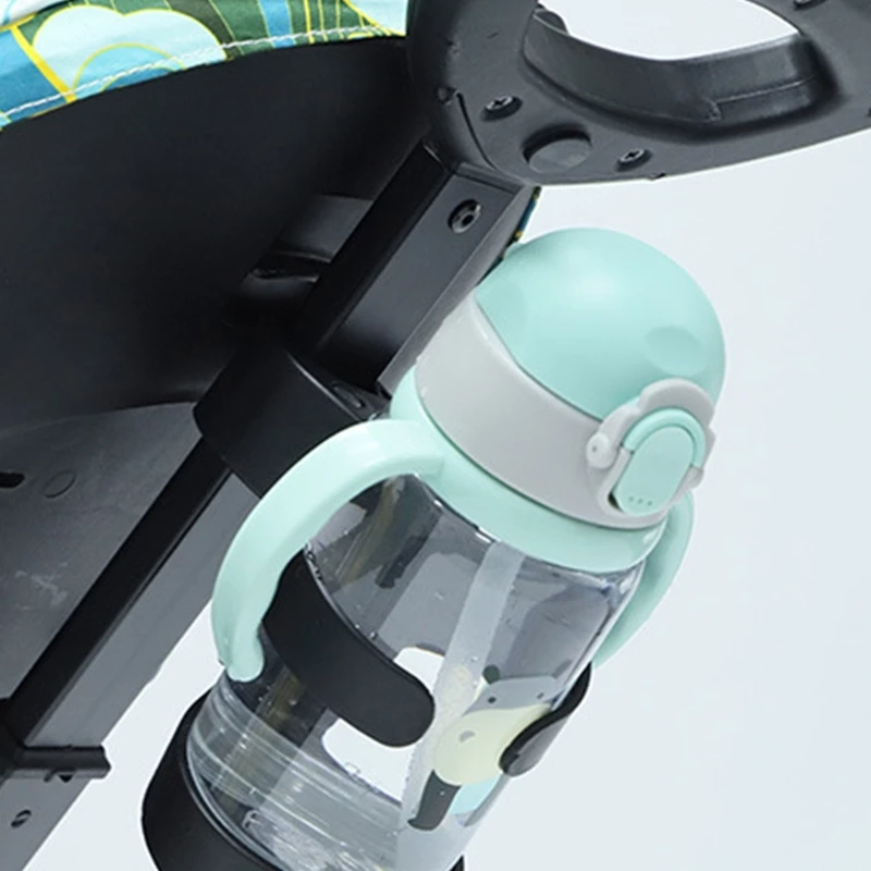Portavasos Universal para bicicleta, soporte para botella para cochecito, silla ruedas, andador y más, manos libres