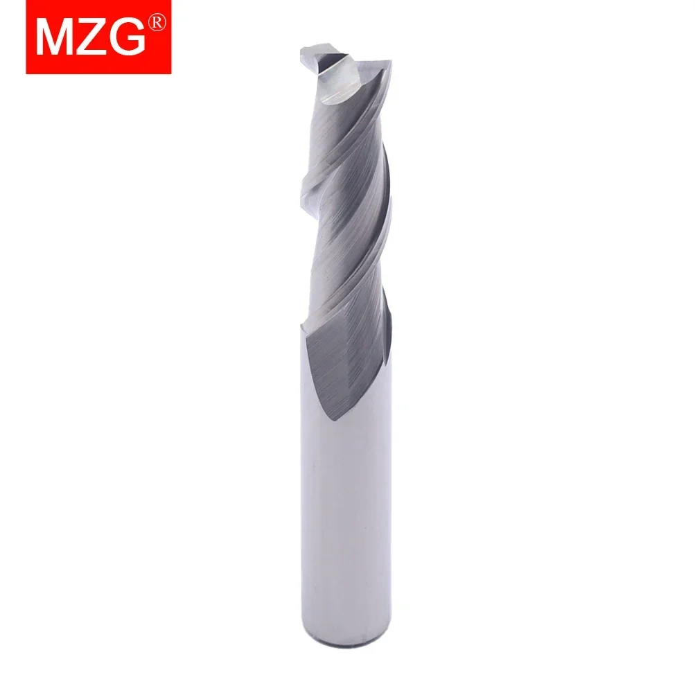 MZG 2 ขลุ่ย 3 ขลุ่ย Non-Ferrous อลูมิเนียมทองแดงเครื่องตัดไม้โลหะผสมคาร์ไบด์เครื่องมือเหล็กทังสเตนเครื่องกลึง CNC End Mill