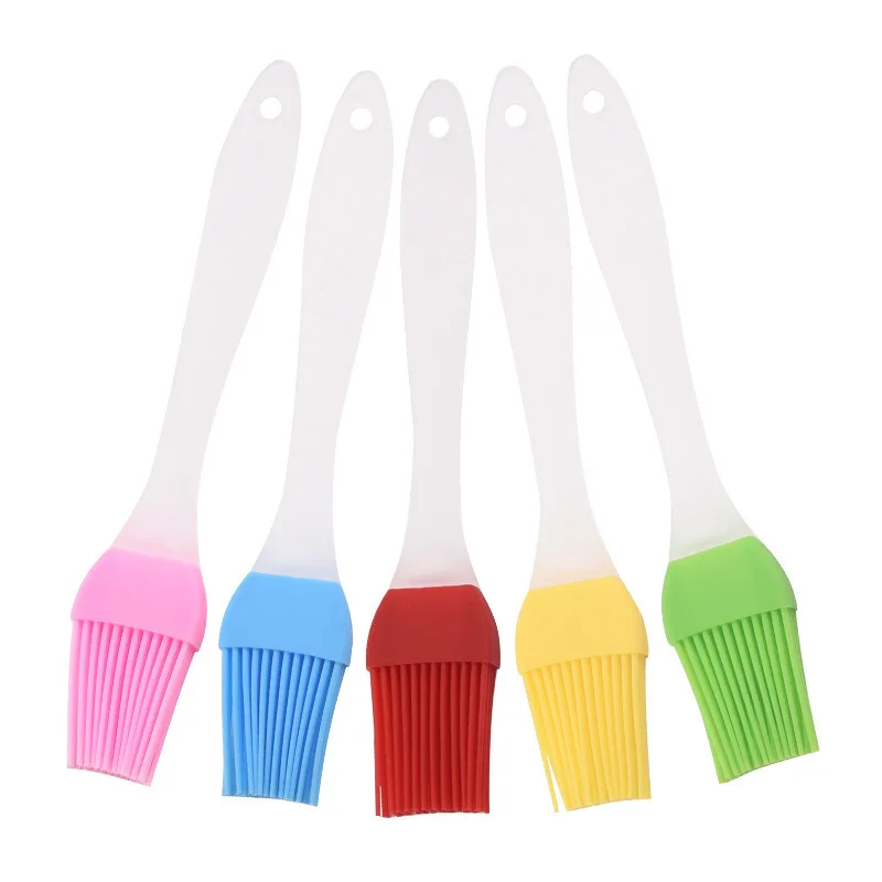 Spazzola per olio Spazzola per pancake commestibile da cucina Pancake per uso domestico Resistente alle alte temperature Olio siliconico per barbecue non perdere