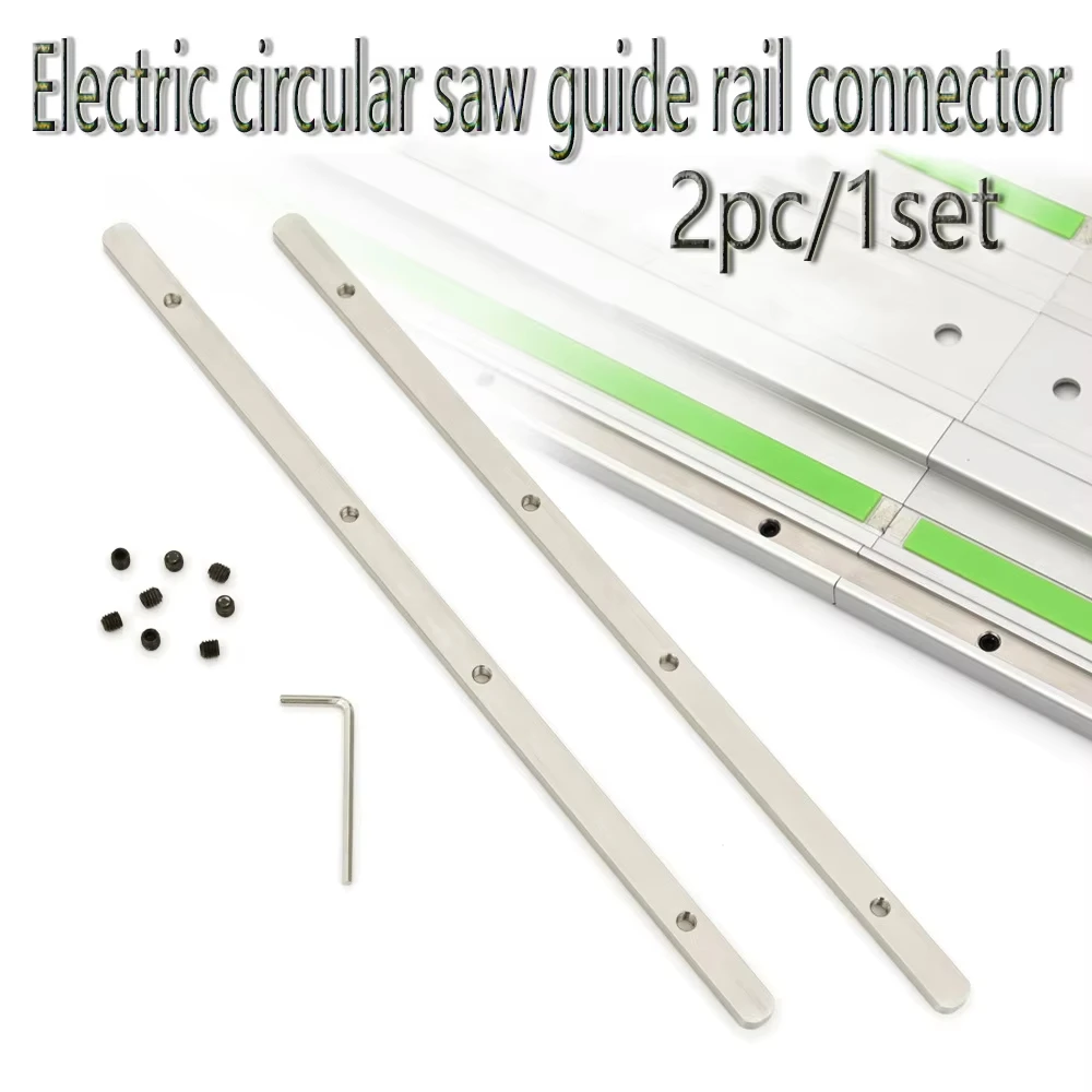 Набор соединителей направляющей направляющей гусеничной пилы, сменный соединитель направляющей для резки деревянной доски, совместимый с гусеничной пилой Makita/Festool