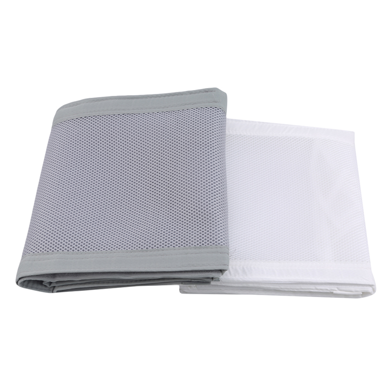 Limpar Baby Bed Bumper, destacável, berço recém-nascido em torno do berço Protetor, Decoração do quarto das crianças, Almofada Protetor Berço
