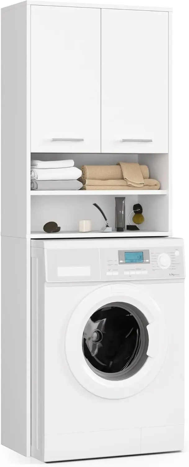 64 cm mit 2 Türen Hanging Washing Machine Schrank Umba Cabinet B64 x H180 x T30 cm Weight 29,50 kg