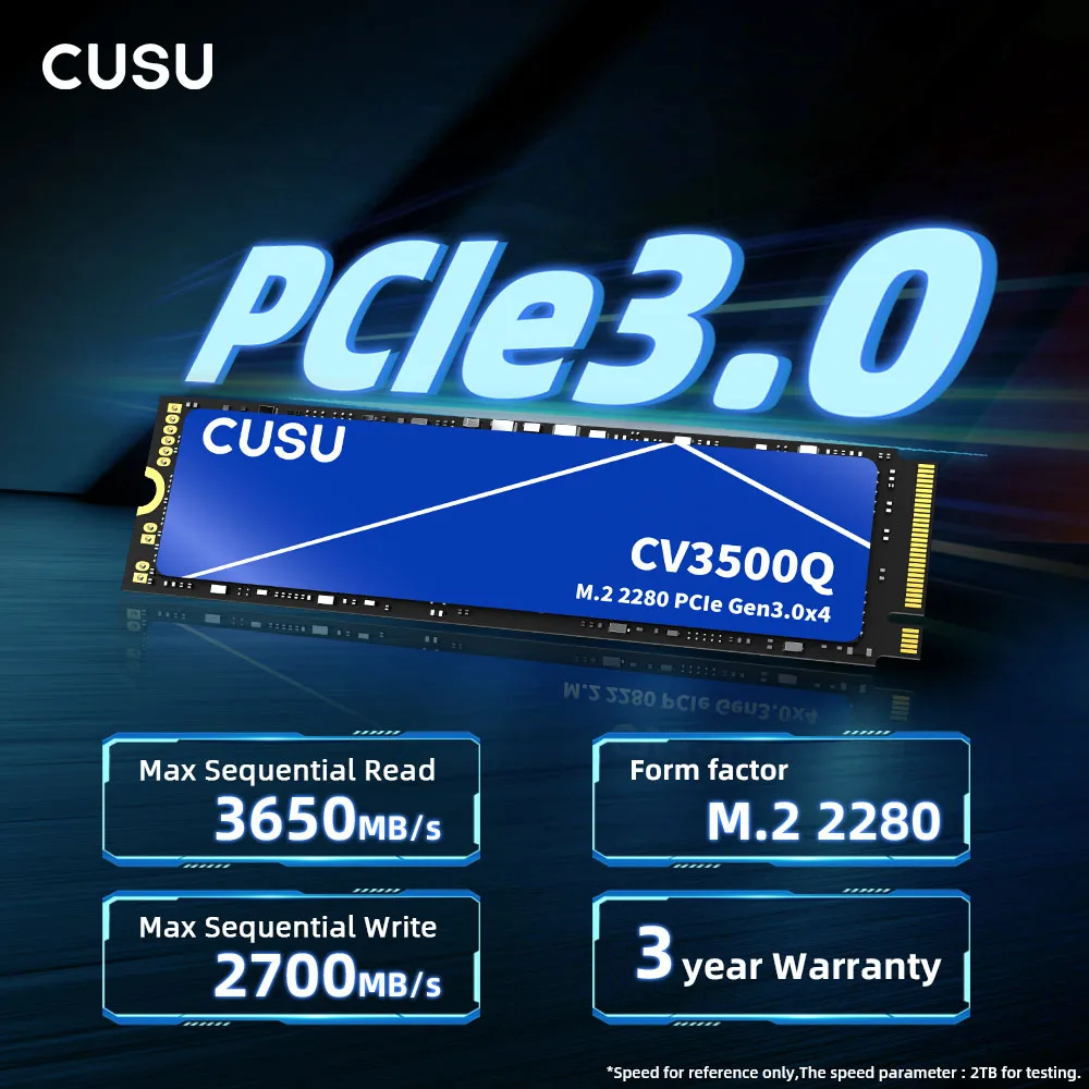 CUSU SSD 512 ГБ 1 ТБ 2 ТБ M2 NVMe PCIe3.0 M.2 SSD Жесткий диск Твердотельный диск для настольного ноутбука