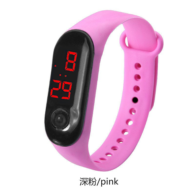 Reloj deportivo para mujer, pantalla LED, reloj electrónico para deportes al aire libre para niños, reloj de pulsera con correa de silicona para hombres, reloj para estudiantes