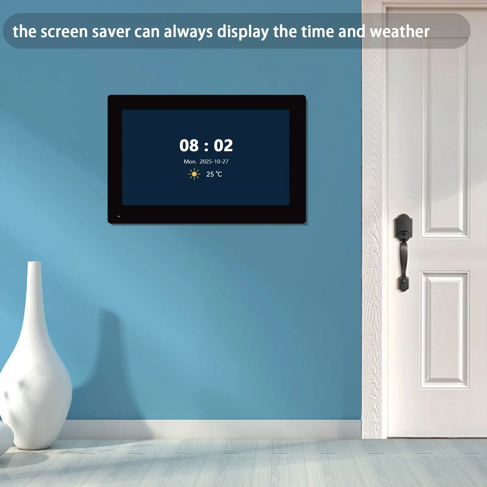 TUYA Smart 1080P 10 Polegadas 7 Color Touch Screen Sem Fio Wifi Vídeo Campainha Monitor de Intercomunicação Doméstica Não é um Conjunto