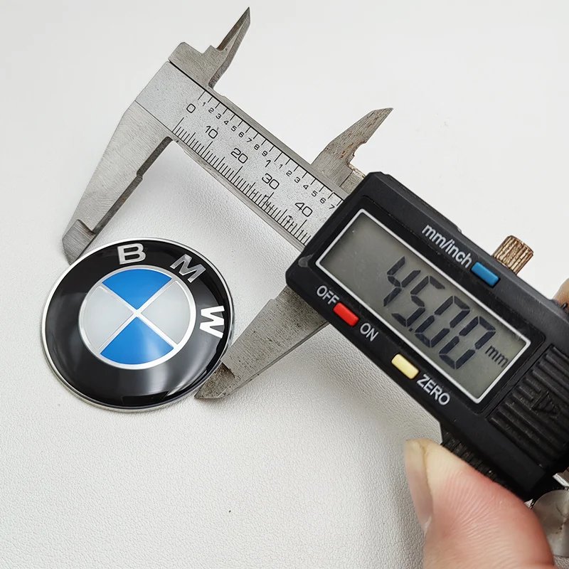 45mm BMW Lenkrad Emblem Abdeckung Aufkleber Auto Abzeichen Für BMW E39 E46 E90 E30 E36 E87 E53 F10 F20 F30 G20 X1 X2 X3 X4 X5 X6 X7