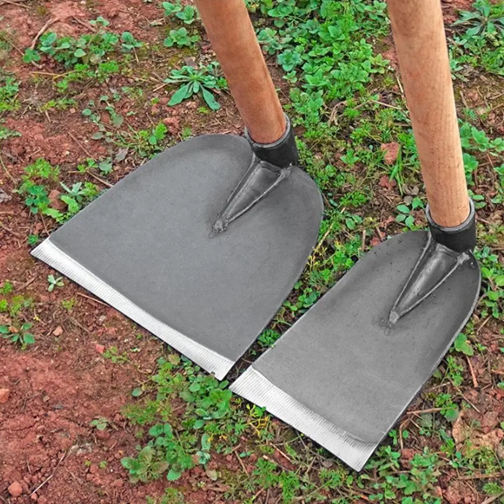 Thick Steel Weeding Hoe Outdoor Household Fast Weeding Soil Turning Flower Vegetables Planting Agricultural Gardening Tools