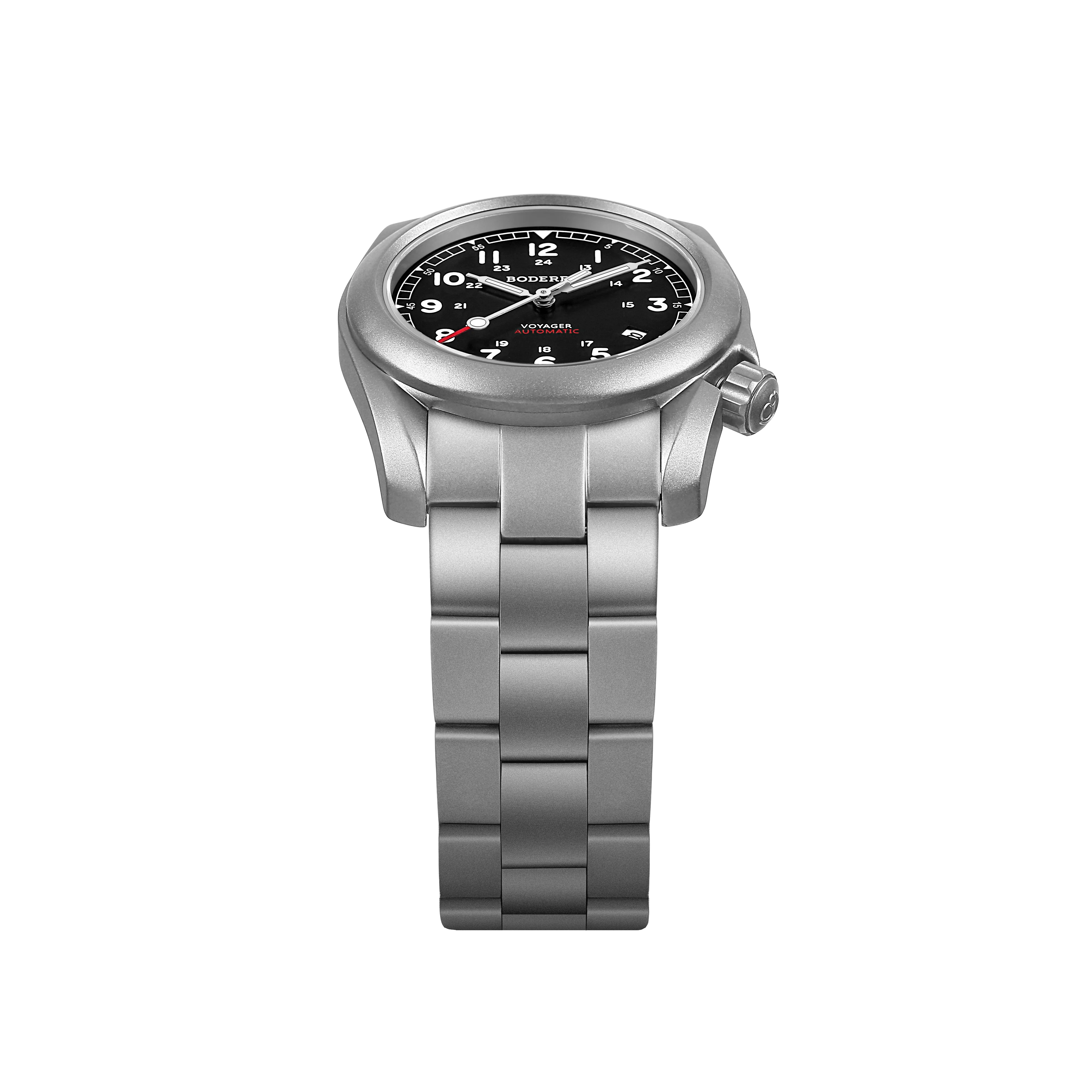 Reloj Boderry Voyager Field, reloj de pulsera de buceo automático de titanio, pulsera de titanio resistente al agua 100M, reloj con movimiento Seiko NH35 para hombres